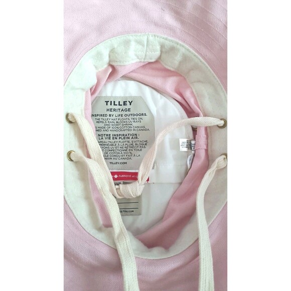 Tilley Heritage The Iconic T1 Bucket Hat Light Pink Size XL 7 3/4 UPF 50 New - Picture 8 of 15